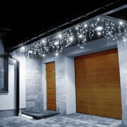 Kurtyna świetlna 1000 led girlanda, lampki zewnętrzne sople