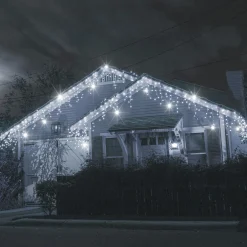 Kurtyna świetlna 1000 led girlanda, lampki zewnętrzne sople