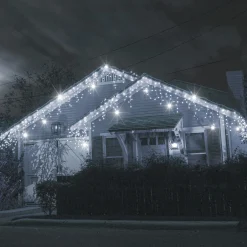 Kurtyna świetlna 1000 led girlanda, lampki zewnętrzne sople