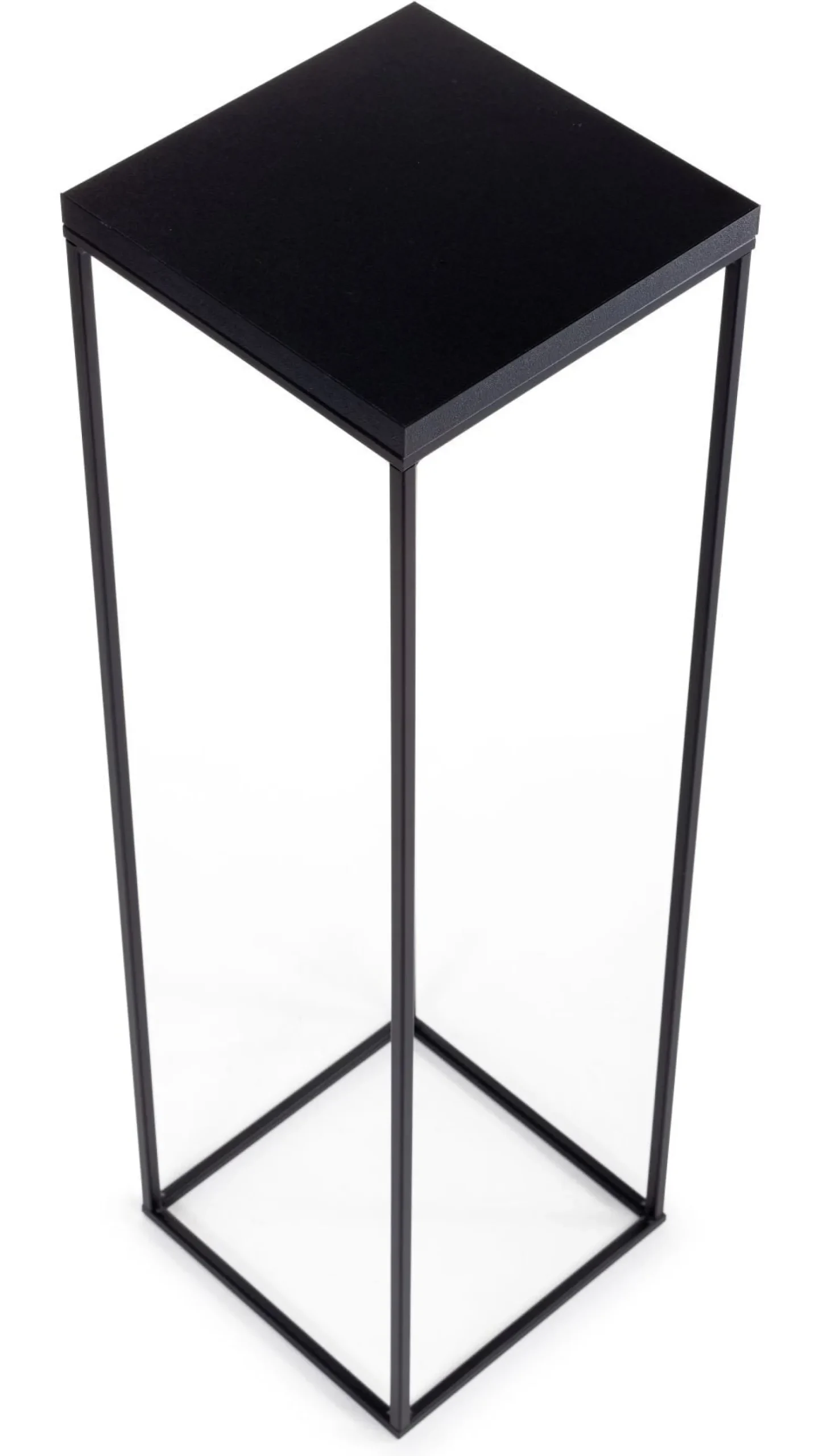 Kwietnik stojący 80 cm BasicLoft czarny