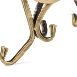 Kwietnik Fiorina złoty 44,5 cm metalowy stojak na kwiaty rustykalny salon