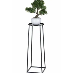 Kwietnik industrialny czarny stojak 70 cm LOFT
