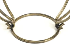 Kwietnik Metalowy Złoty Virella 38x54 cm Do Wnętrz