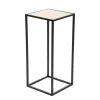 Kwietnik ROH metalowy czarny 27x27x60 cm HOMLA