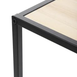 Kwietnik ROH metalowy czarny 27x27x60 cm HOMLA
