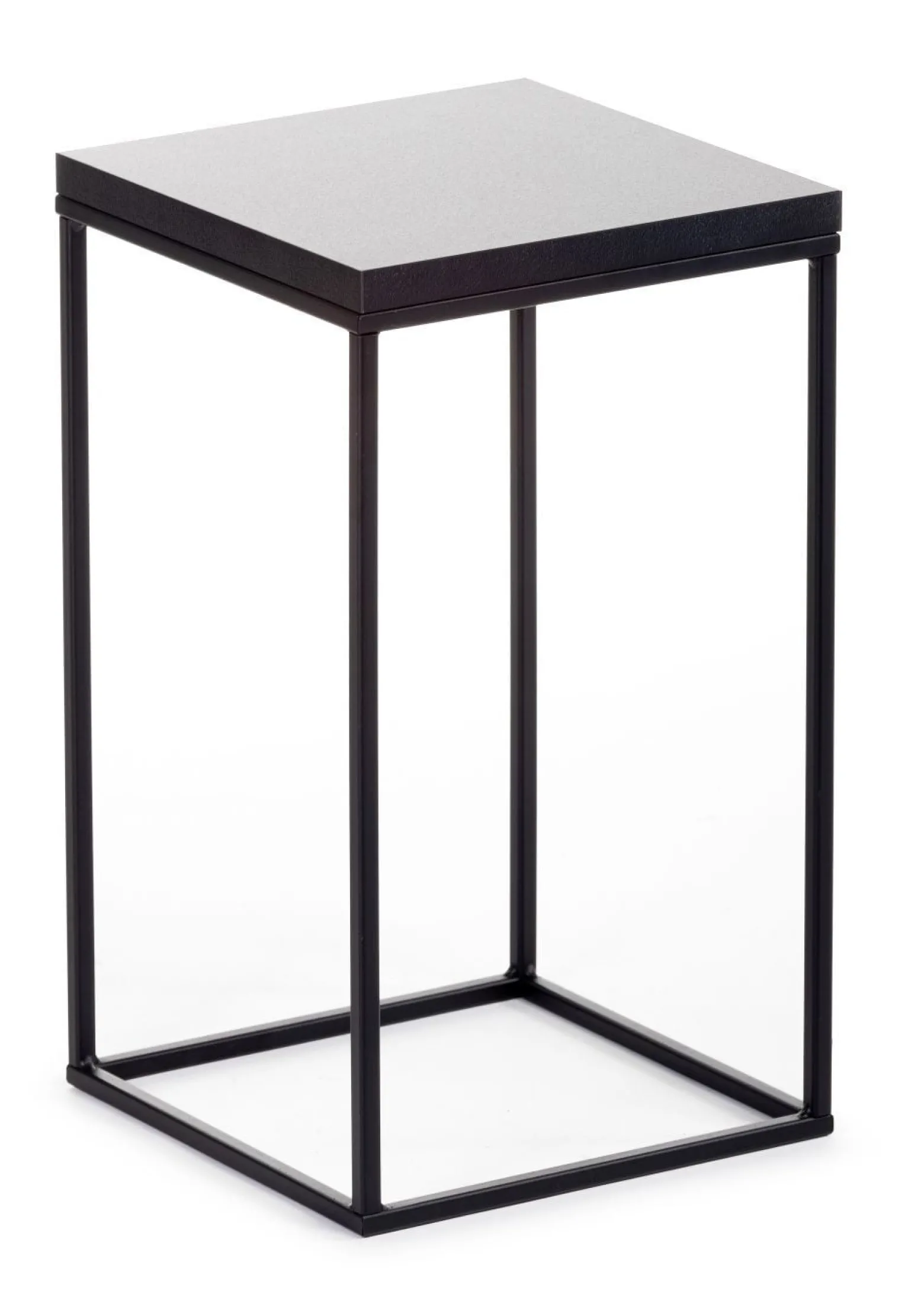 Kwietnik stojący 40 cm BasicLoft czarny