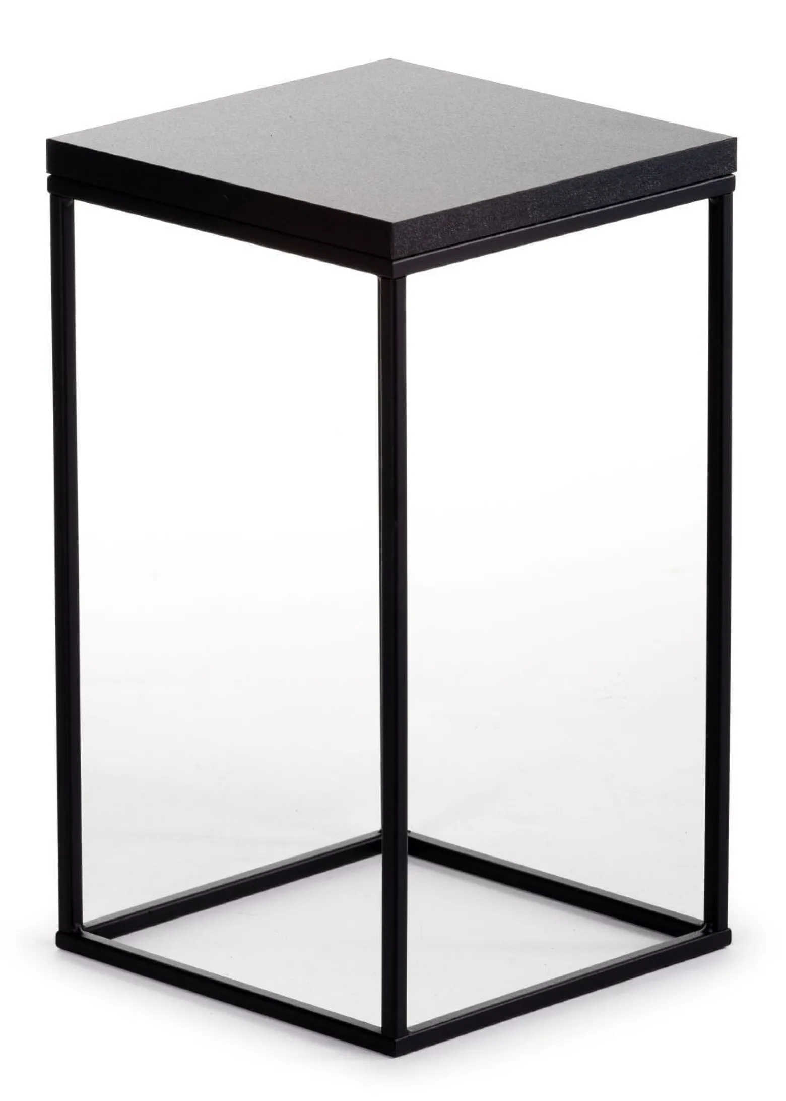 Kwietnik stojący 40 cm BasicLoft czarny
