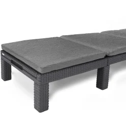 Leżak Antracyt 195 x 65 x 25.5 cm polipropylen Keter