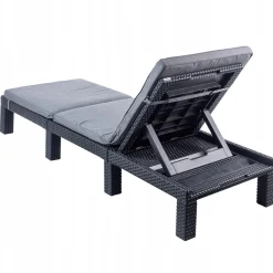 Leżak Antracyt 195 x 65 x 25.5 cm polipropylen Keter