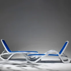 Leżak basenowy Alfa Bianco / Blu NARDI