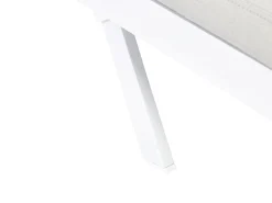 Leżaki ogrodowe aluminium jasnoszare
