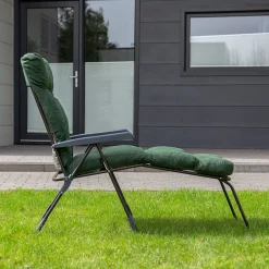 Leżak ogrodowy z podnóżkiem Tulon H024-32IB PATIO
