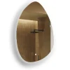 Lustro łazienkowe LED 64x94cm - nieregularne - LED Dual, włącznik