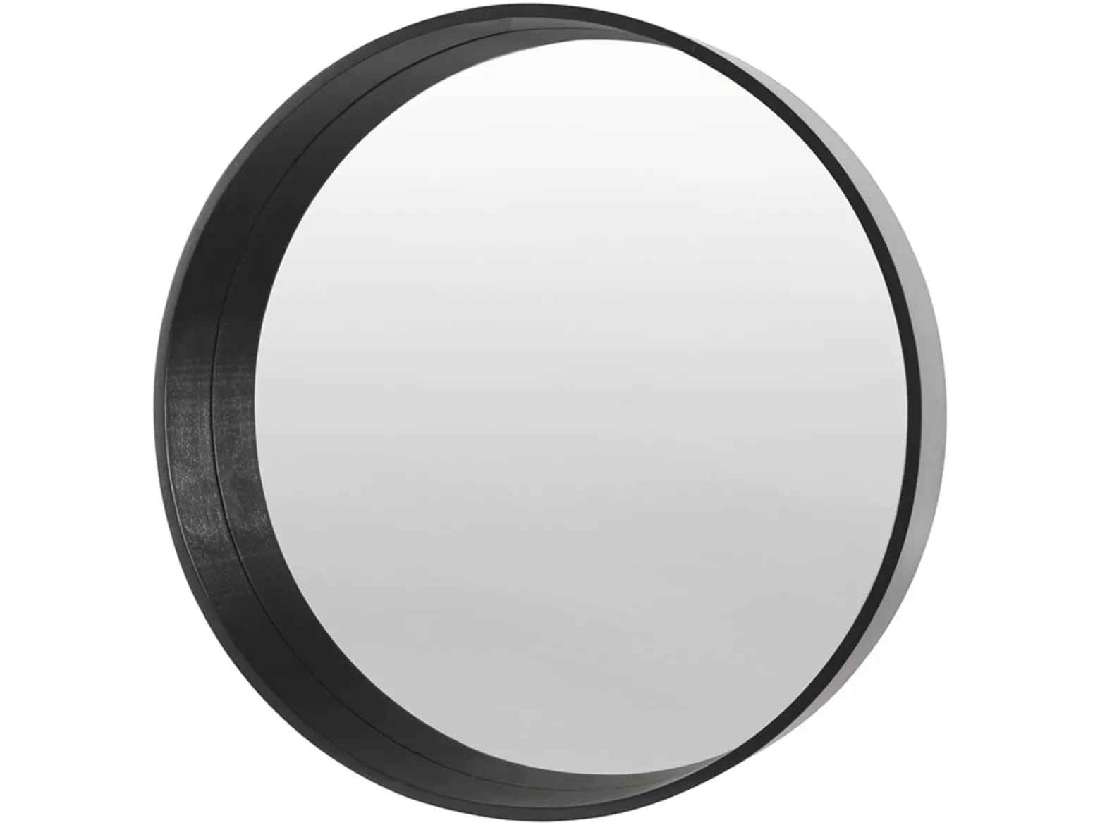 Lustro ścienne 50 cm czarne