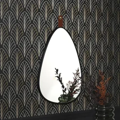 Lustro ścienne Drop Chic z paskiem 60x40 cm