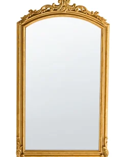 Lustro ścienne GORGES 55 x 96 cm Metal Złoty
