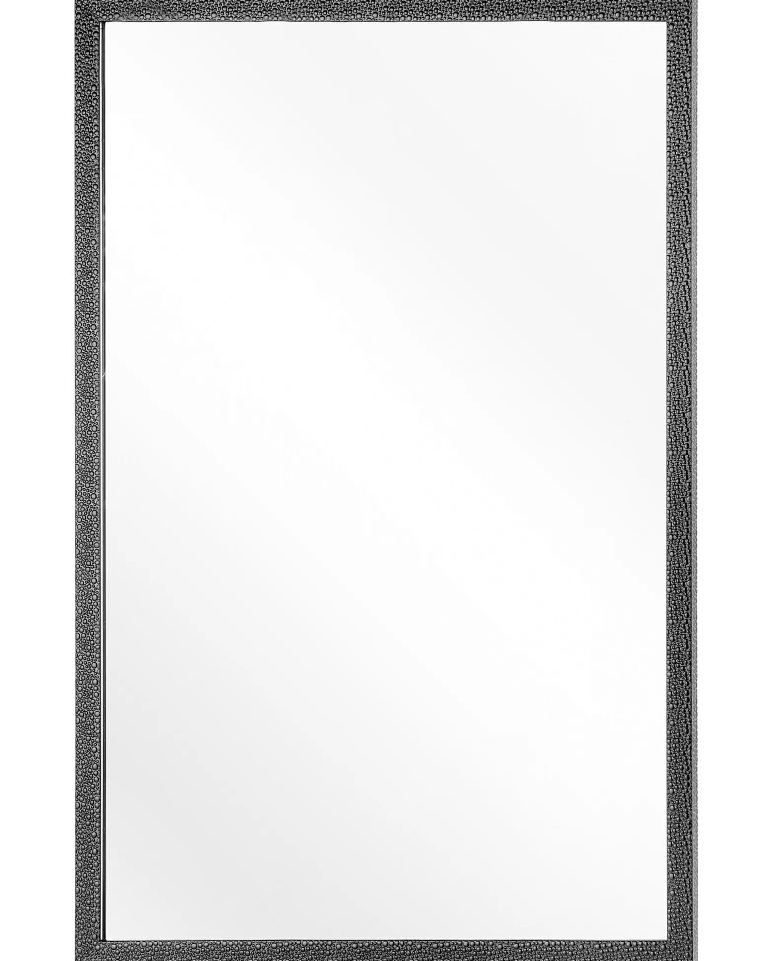 Lustro ścienne wiszące czarne ⌀ 60x90