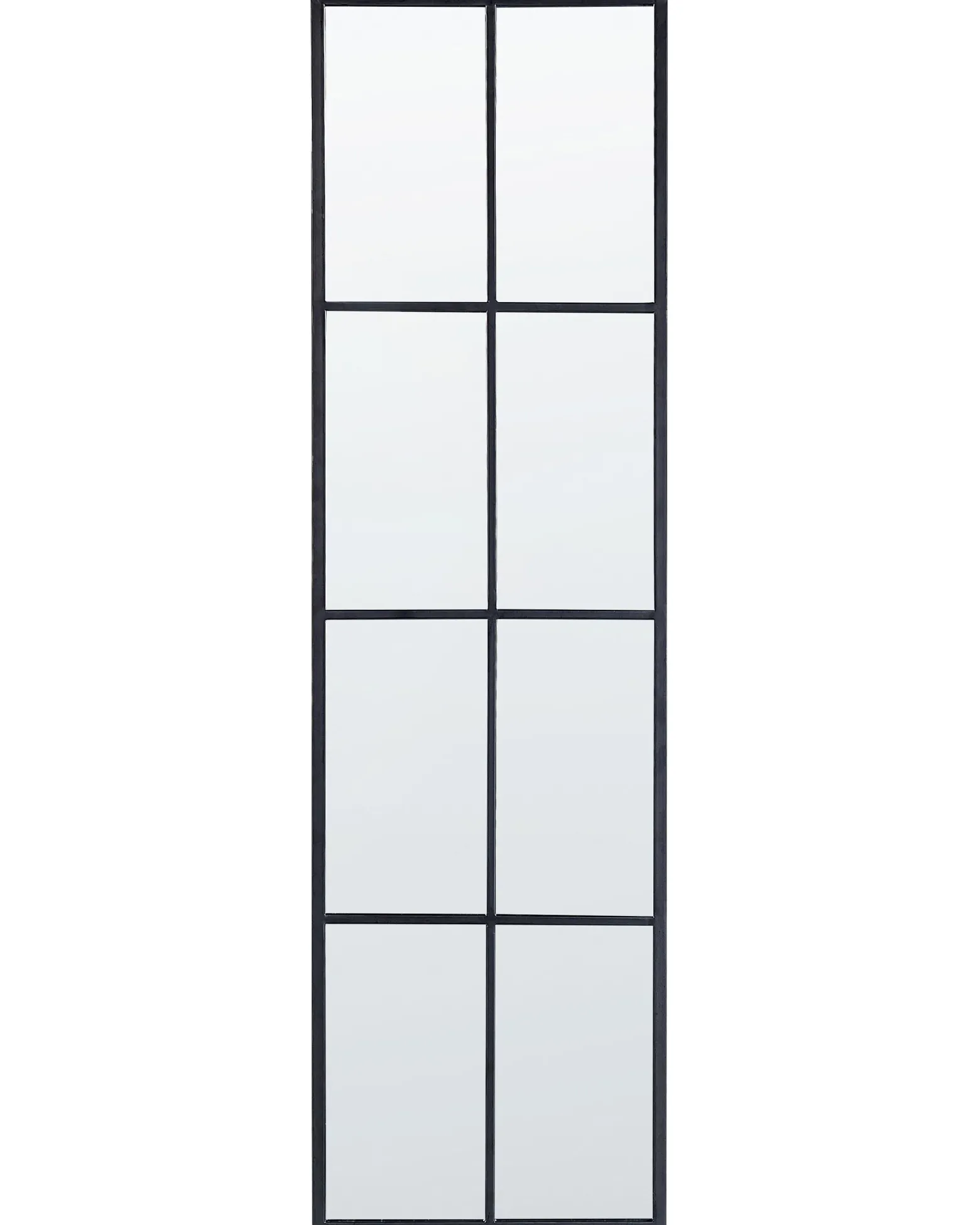 Lustro ścienne wiszące 38 x 132 cm czarne