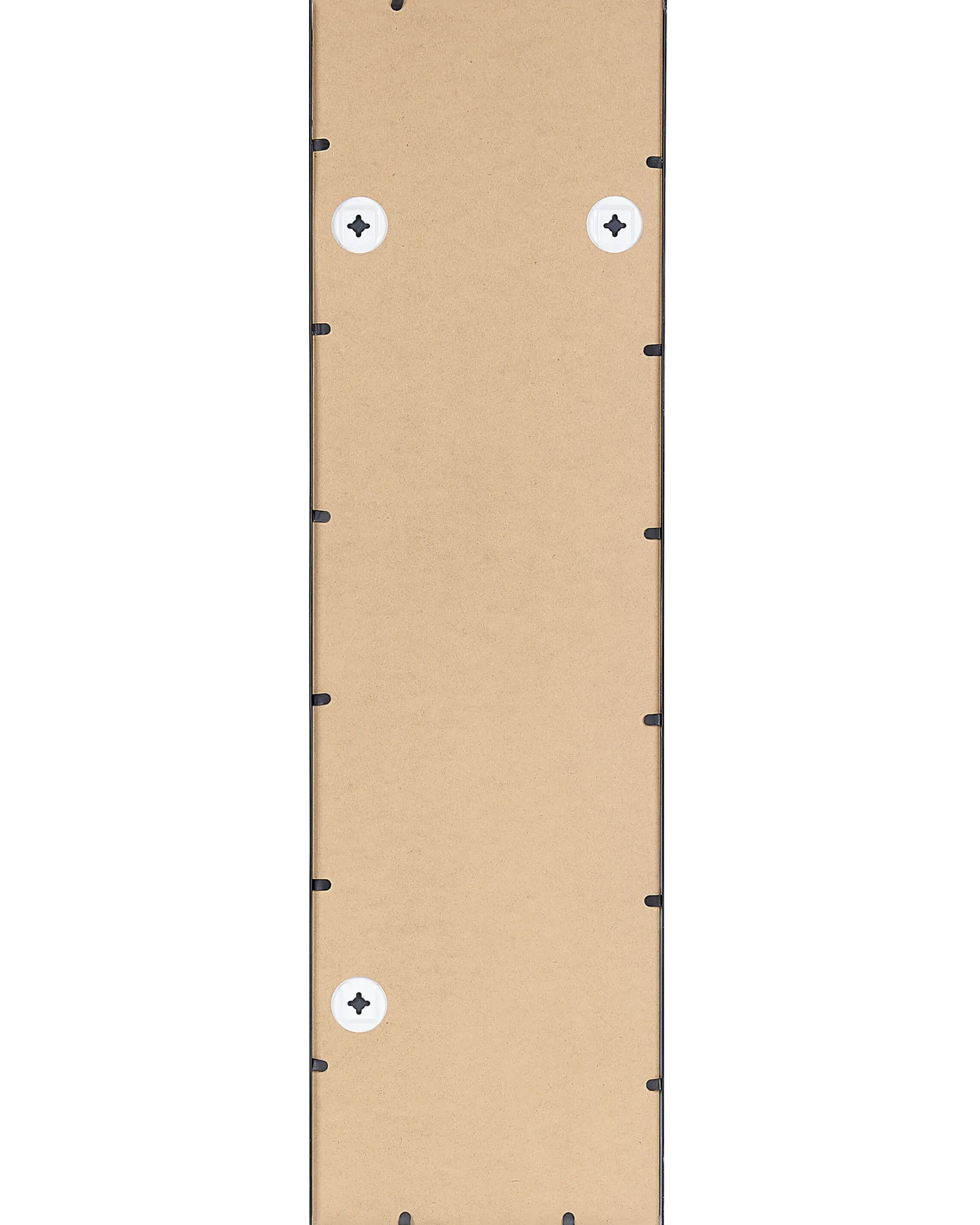 Lustro ścienne wiszące 38 x 132 cm czarne