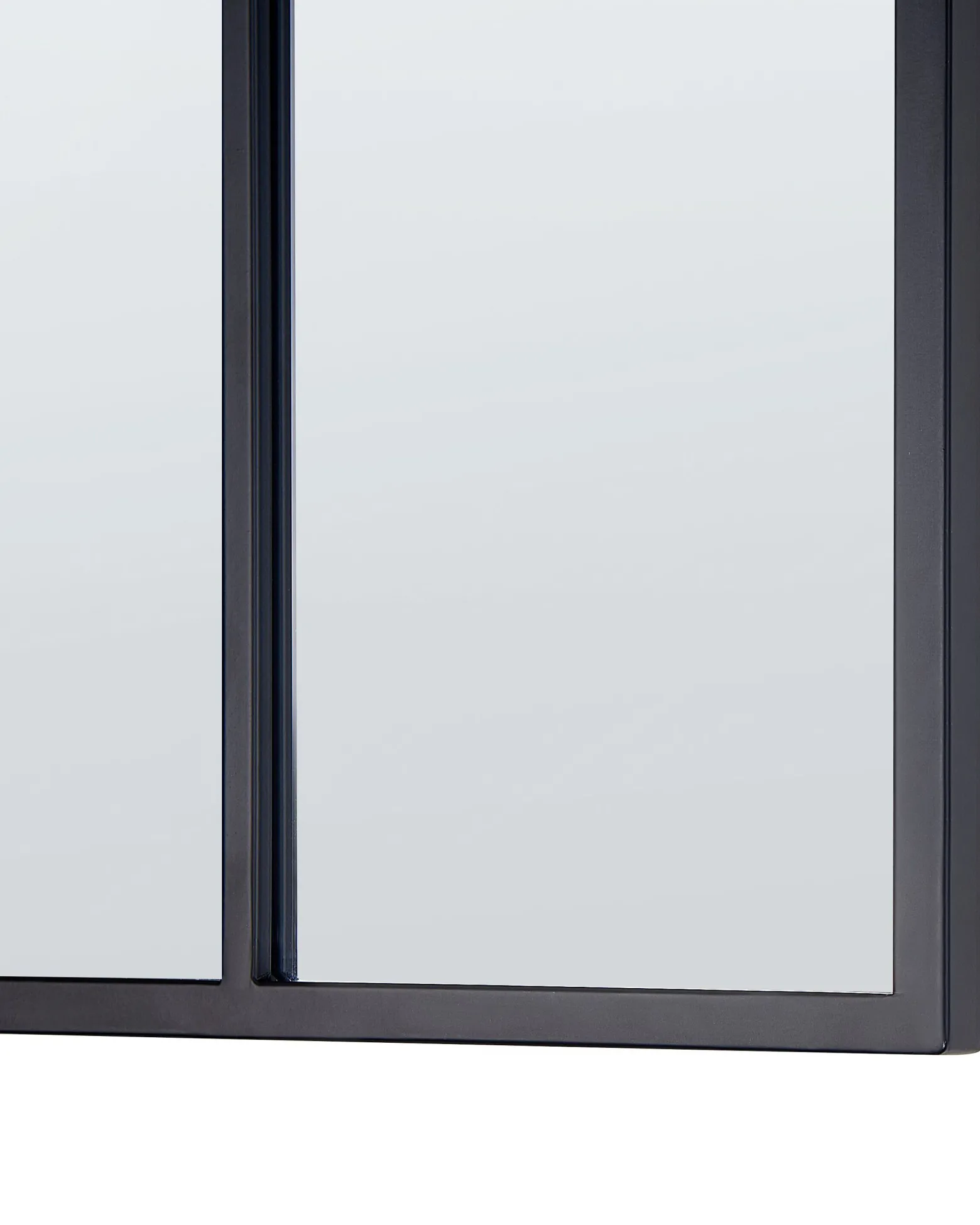 Lustro ścienne wiszące 38 x 132 cm czarne