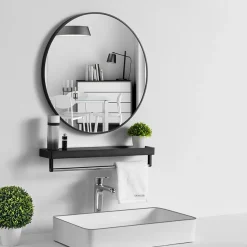 Lustro LOFT FI60cm czarne ście