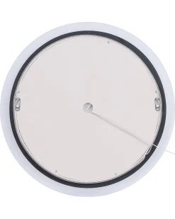 Lustro wiszące ścienne LED okrągłe 58 cm srebrne