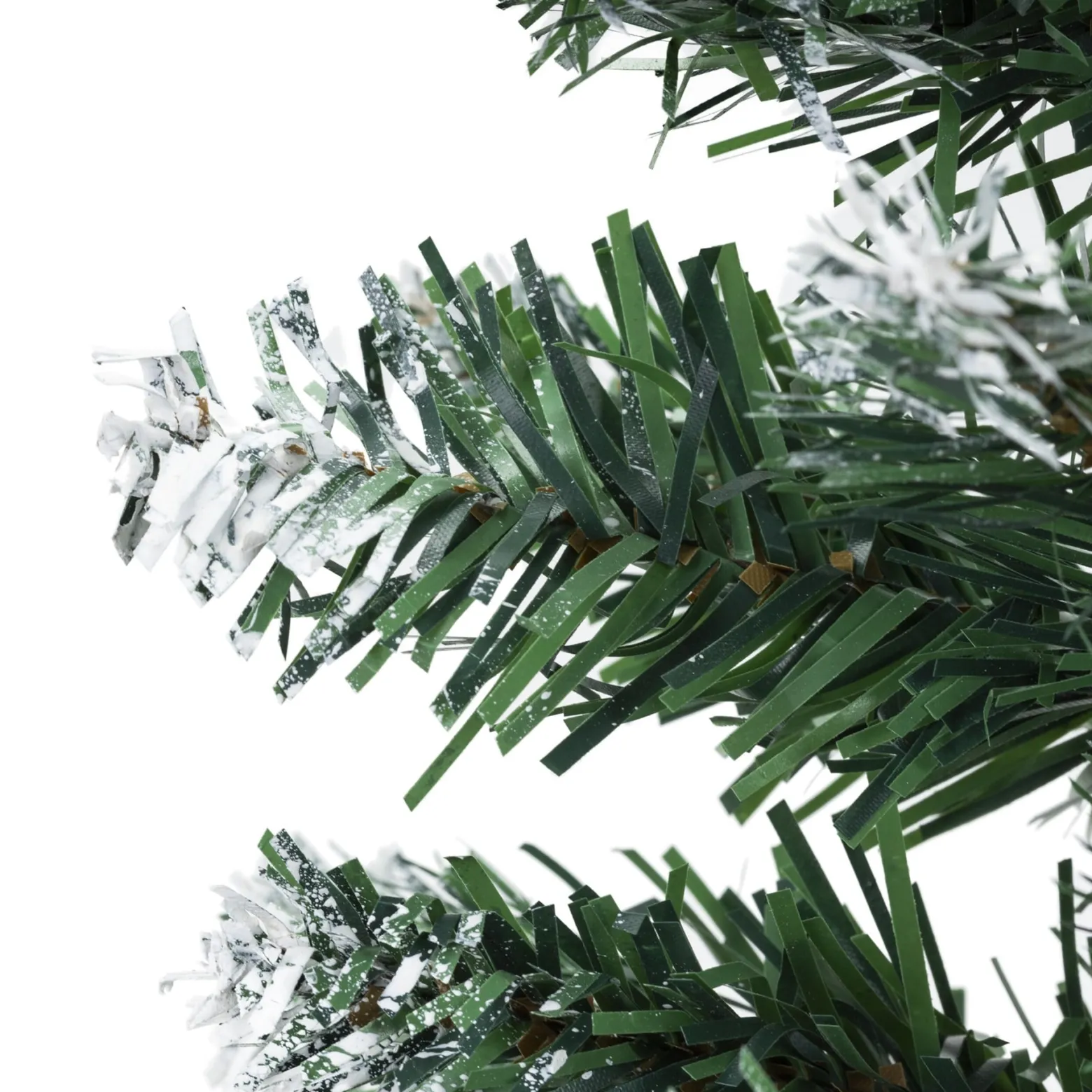 Mała choinka sztuczna 60 cm sosna ośnieżona z jutą na biurko mini ozdoba