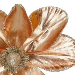 Magnolia sztuczna gałązka kwiat dekoracja do domu złoty