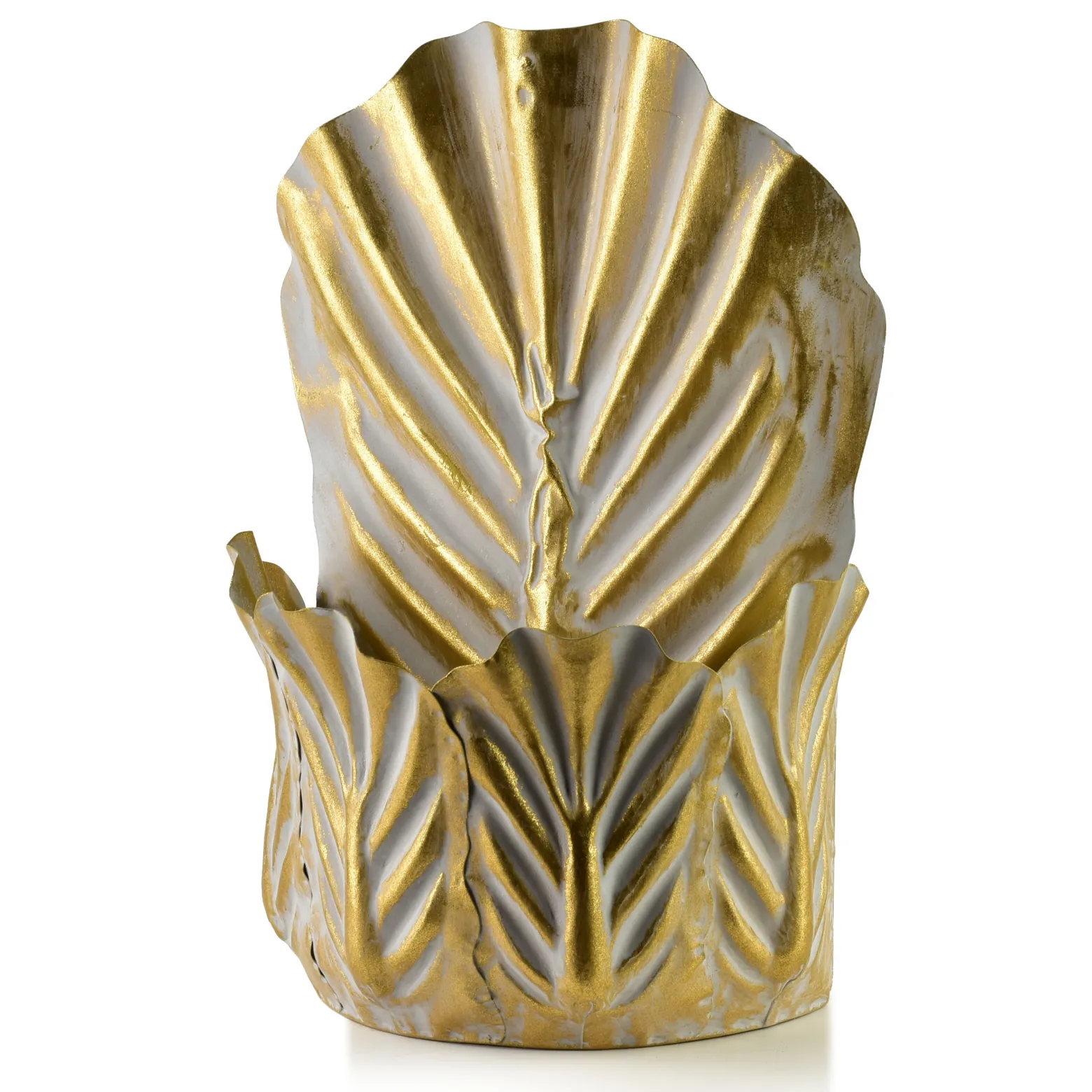 MARINA Kwietnik Gold 24x14x36cm