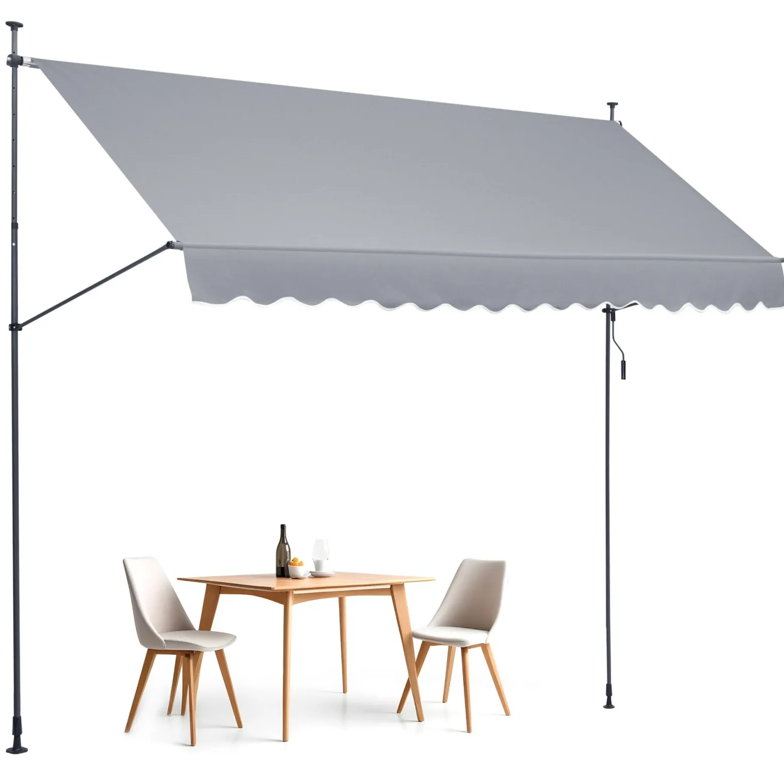 Markiza Tarasowa 400 x 120 cm z Korbką Ręczną
