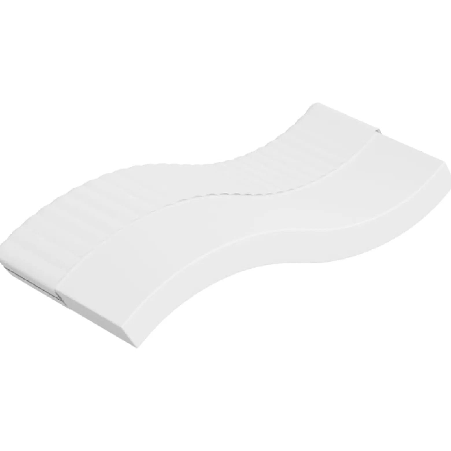 Materac Biały 70 x 200 cm Pianka vidaXL