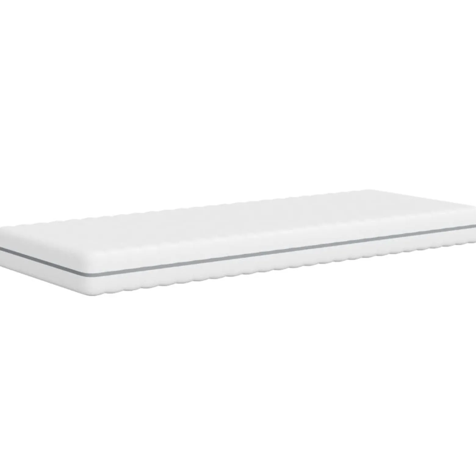 Materac Biały 70 x 200 cm Pianka vidaXL