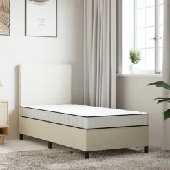 Materac Biały 70 x 200 cm Pianka vidaXL