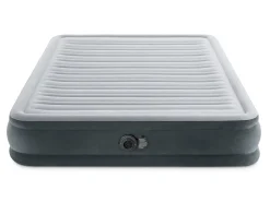 Materac dmuchany Intex dwuosobowy z wbudowaną pompką 203x152x33 cm