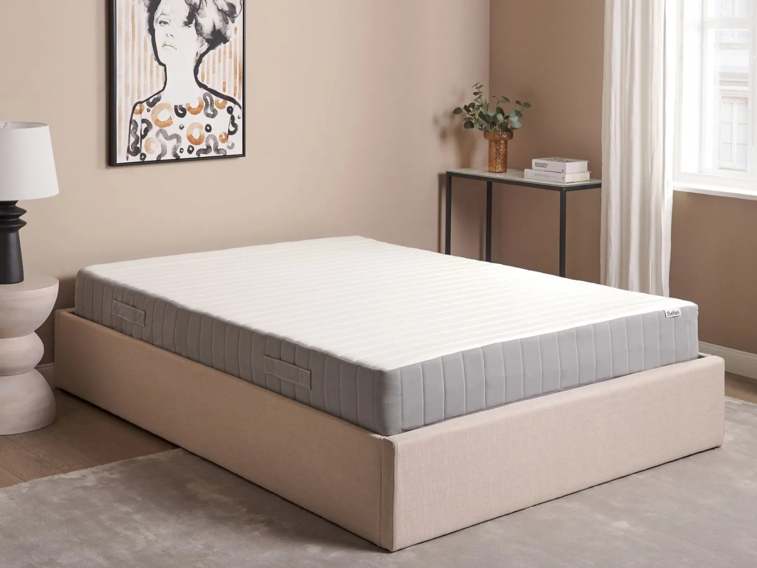 Materac kieszeniowy 140 x 200 cm średnio twardy 7-strefowy