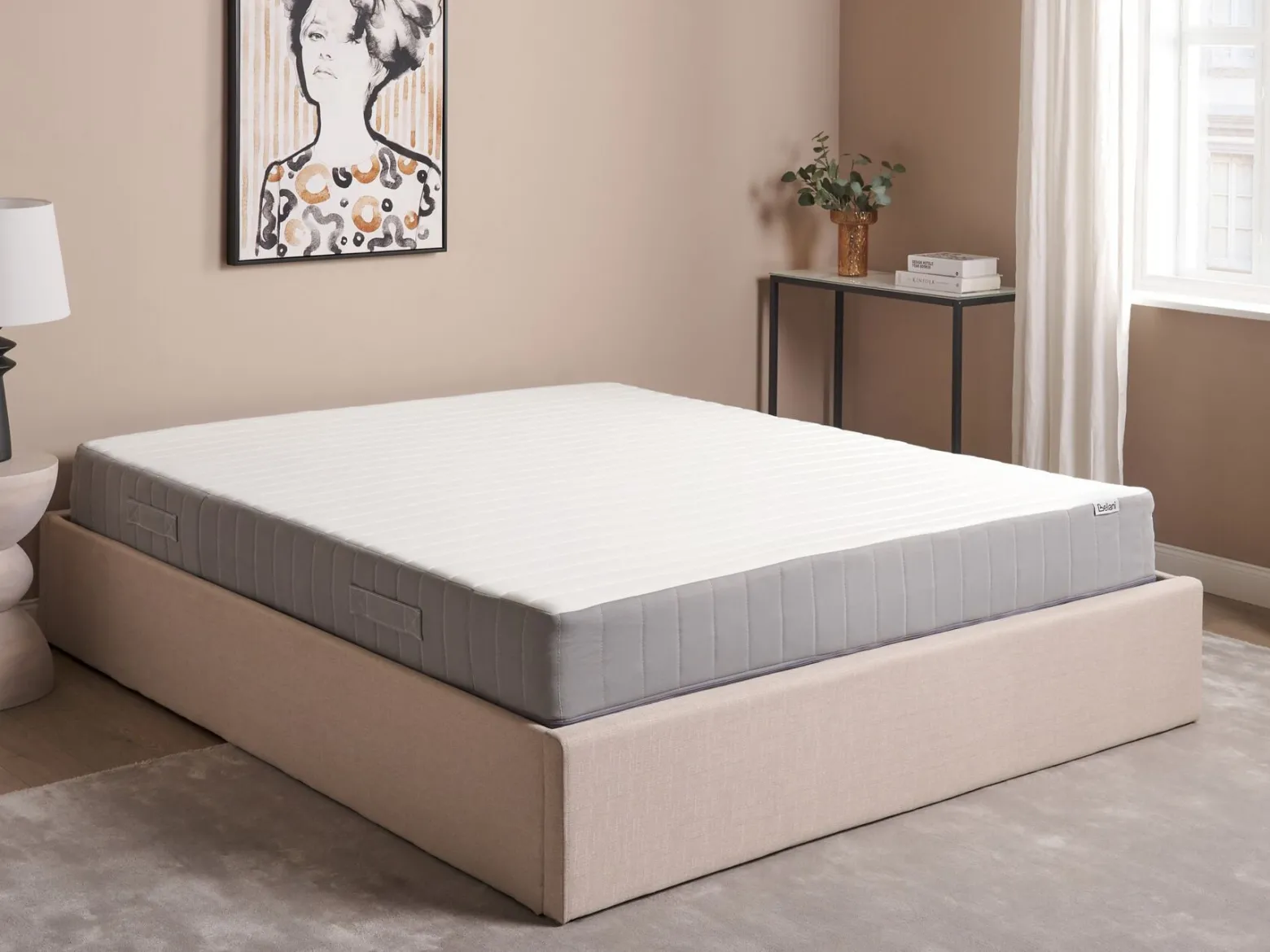 Materac kieszeniowy 160 x 200 cm średnio twardy 7-strefowy