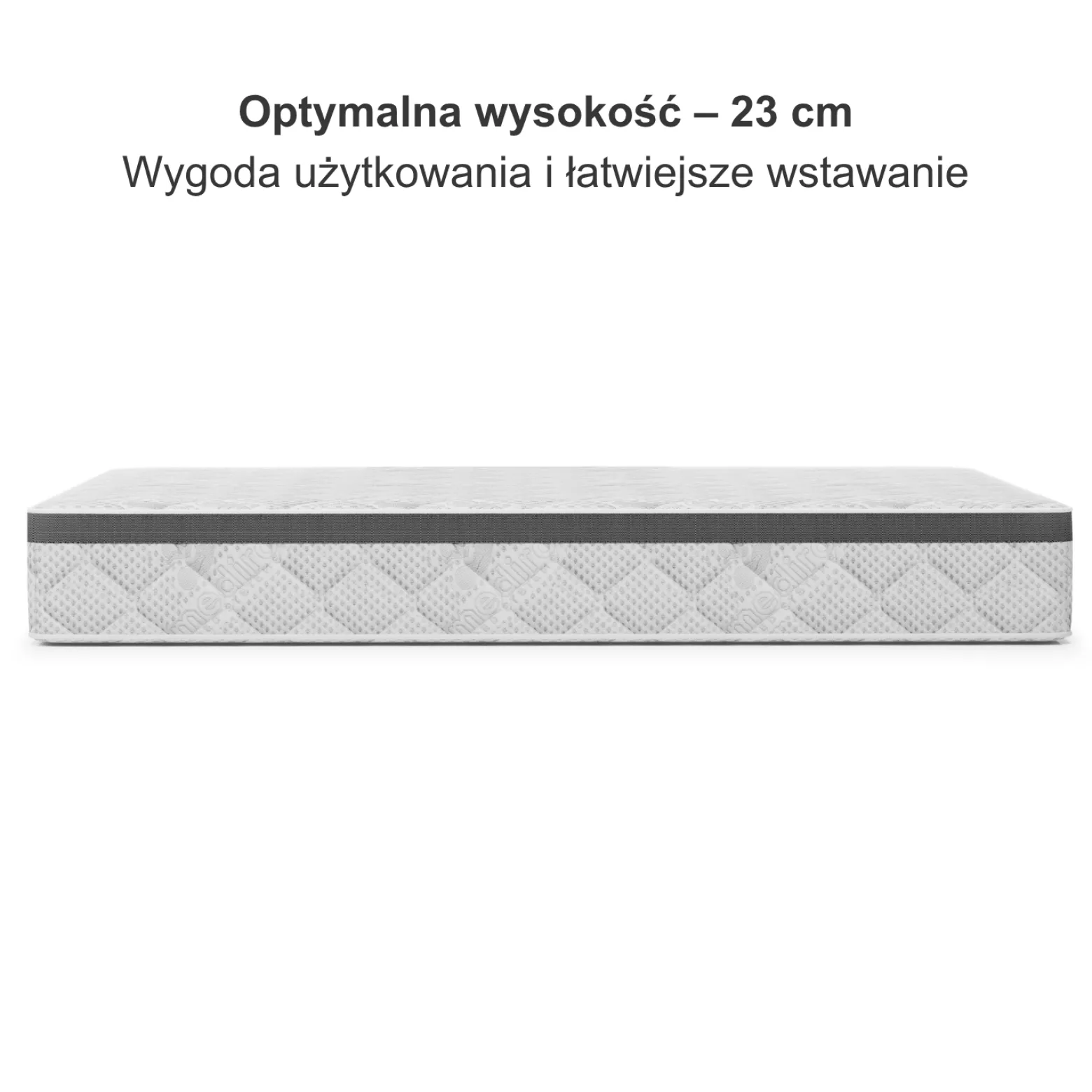 Materac Medyczny Termoelastyczny Visco Memory MEDIRO FLEX 80x200 H3/H4