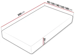 Materac piankowy Culture Soft 20 cm