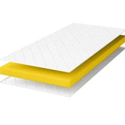 Materac piankowy 180x200 hipoalergiczny 12 cm z pikowanym pokrowcem H3 LUNA