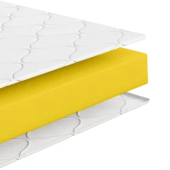 Materac piankowy 180x200 hipoalergiczny 12 cm z pikowanym pokrowcem H3 LUNA