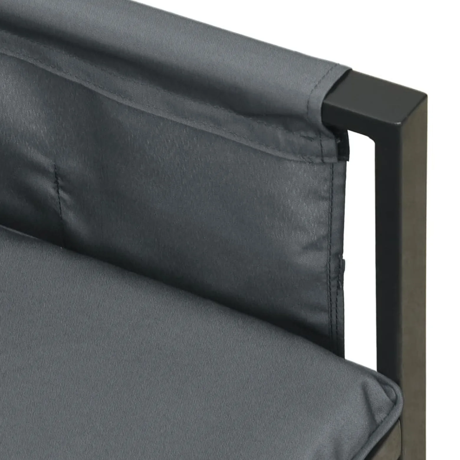 Meble ogrodowe Antracyt Stal Table + corner vidaXL