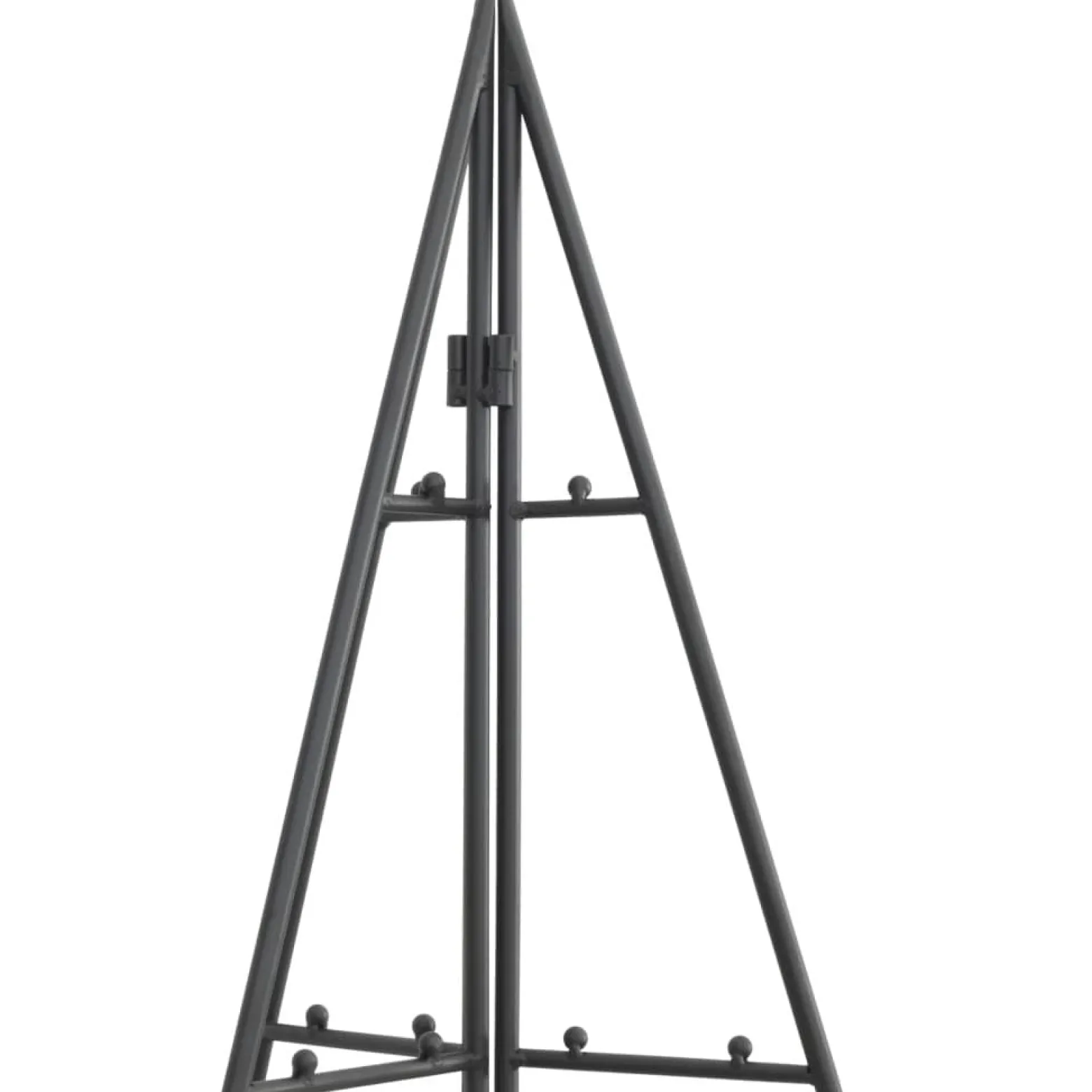 Metalowa choinka świąteczna do ozdobienia czarna 100 cm