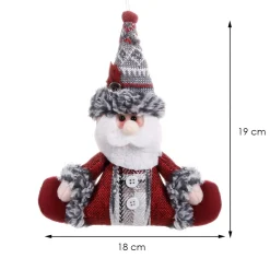 Mikołaj 19 cm ozdoba świąteczna, krasnal świąteczny, gnom