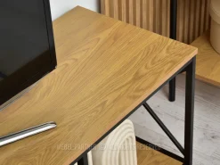 Minimalistyczny Stolik Rtv Juka Czarny Skandynawski Do Salonu