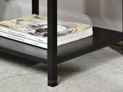 Minimalistyczny Stolik Rtv Juka Czarny Skandynawski Do Salonu