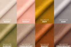 Moduł środkowy, system modułowy, welur Salvador, Różowy, Selia