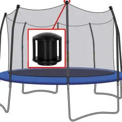 Nakładka, nasadka na słupek do siatki wewnętrznej trampoliny 1 szt.