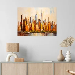Naklejka na ścianę do salonu Feeby Panorama Nowy Jork Manhattan 30x20