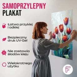 Naklejka samoprzylepna do salonu Feeby Berneński Pies pasterski 40x80