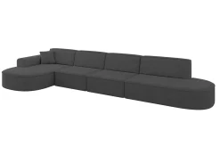 Narożnik lewostronne bez funkcji spania MARI-L3 413x171x79,5 Ciemnoszary